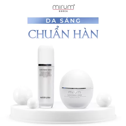 Combo Dưỡng Trắng & Mờ Nám Mirum Glow Synergy